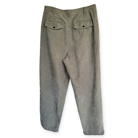 Madewell teal Curvy Corduroy High-Rise Tapered Pants size 12 EUC Fall Perfection - Picture 6 of 16